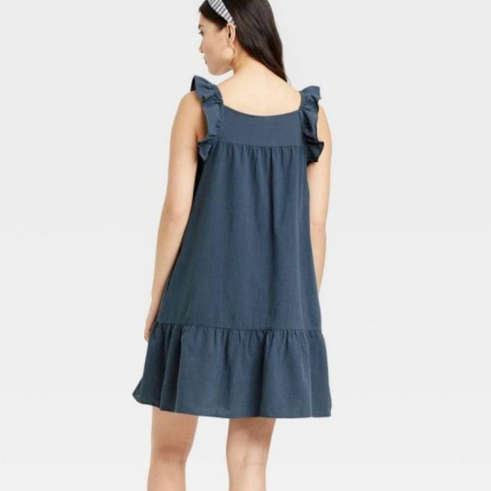 Universal Thread Flutter Sleeveless Short Dress G… - image 2